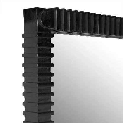 Rift Wooden Framed Wall Mirror