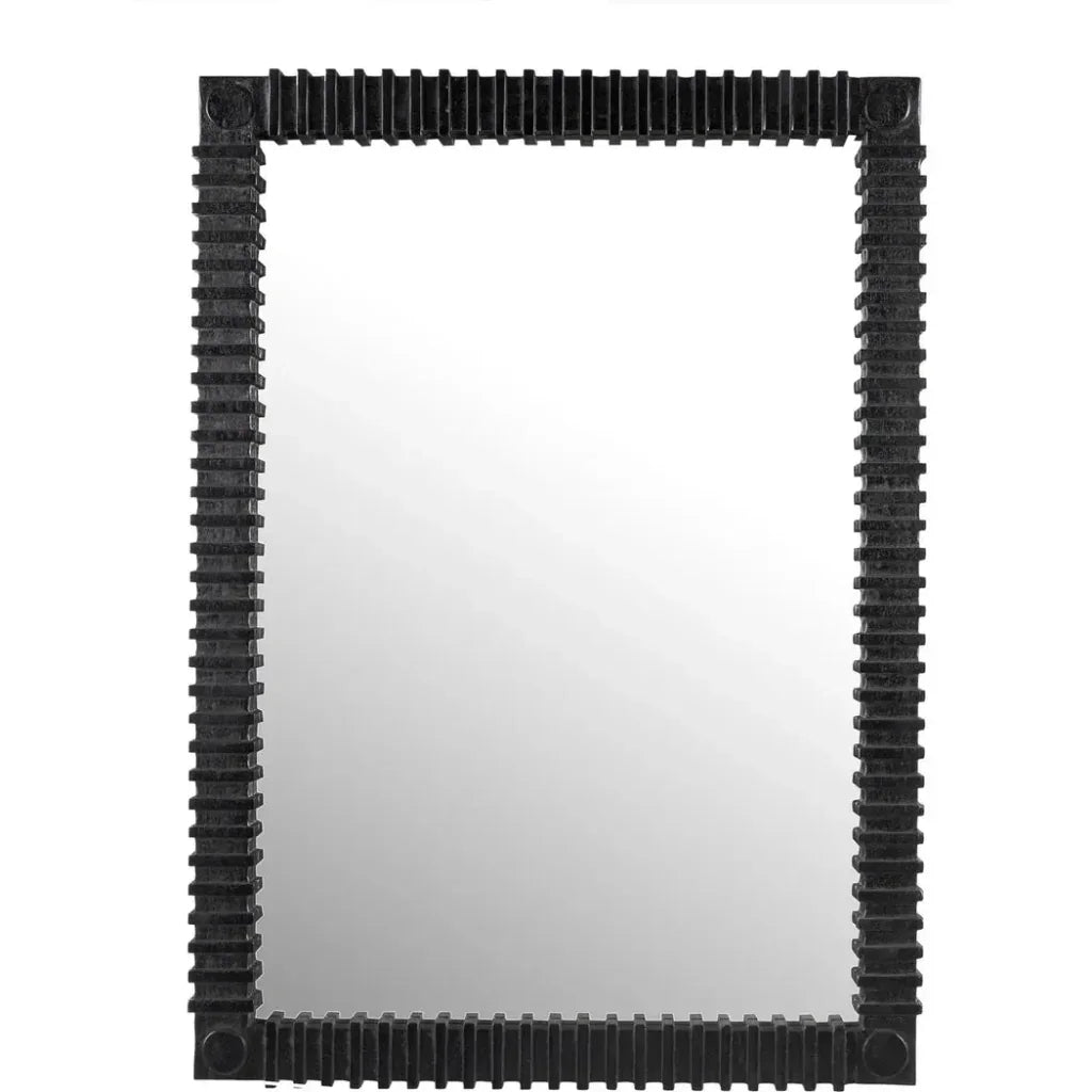 Rift Wooden Framed Wall Mirror