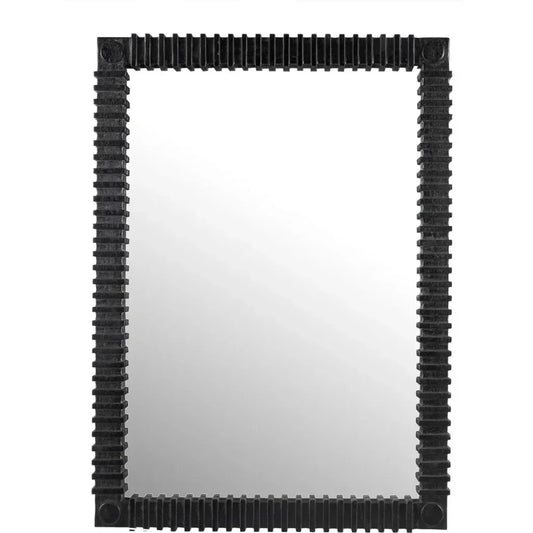 Rift Wooden Framed Wall Mirror