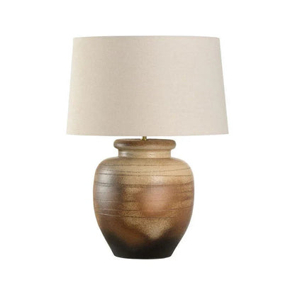 Rika Brown Japanese Craftsmanship Table Lamp - LOOMLAN - Wildwood - Table Lamps