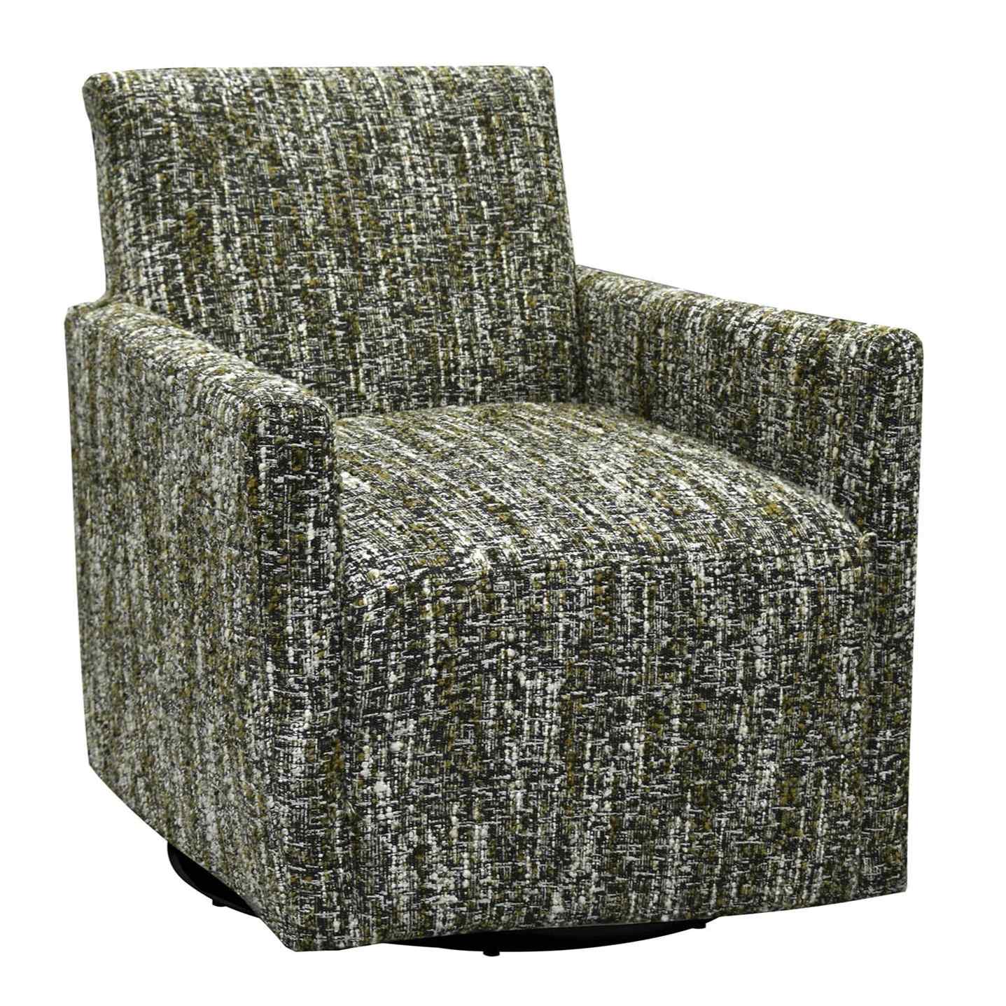 Riley Fabric Swivel Club Chair