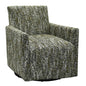 Riley Fabric Swivel Club Chair
