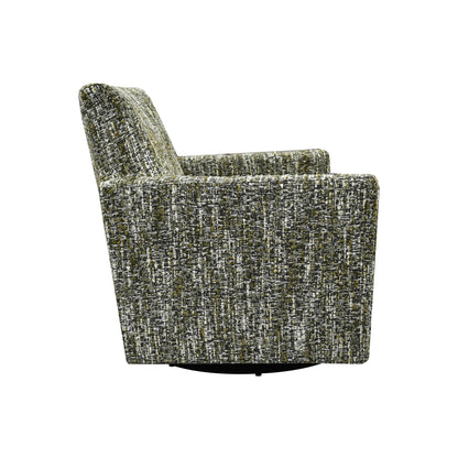 Riley Fabric Swivel Club Chair