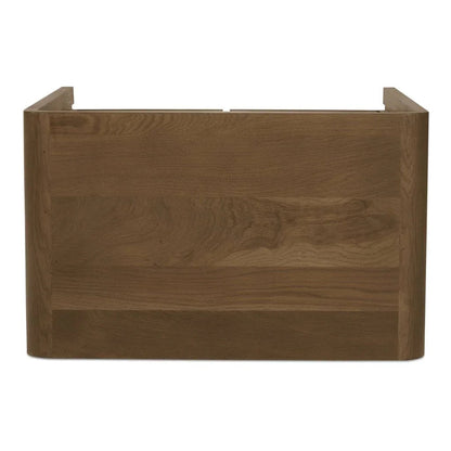 Riley Oak Waterfall Edge Design Nightstand - LOOMLAN - Moe's Home - Nightstands