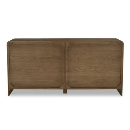 Riley Oak Waterfall Edge Seven Drawer Dresser - LOOMLAN - Moe's Home - Dressers