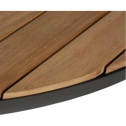 Rimini Coffee Table Teak Wood & Aluminum-Outdoor Coffee Tables-SUNPAN-LOOMLAN