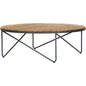 Rimini Coffee Table Teak Wood & Aluminum-Outdoor Coffee Tables-SUNPAN-LOOMLAN