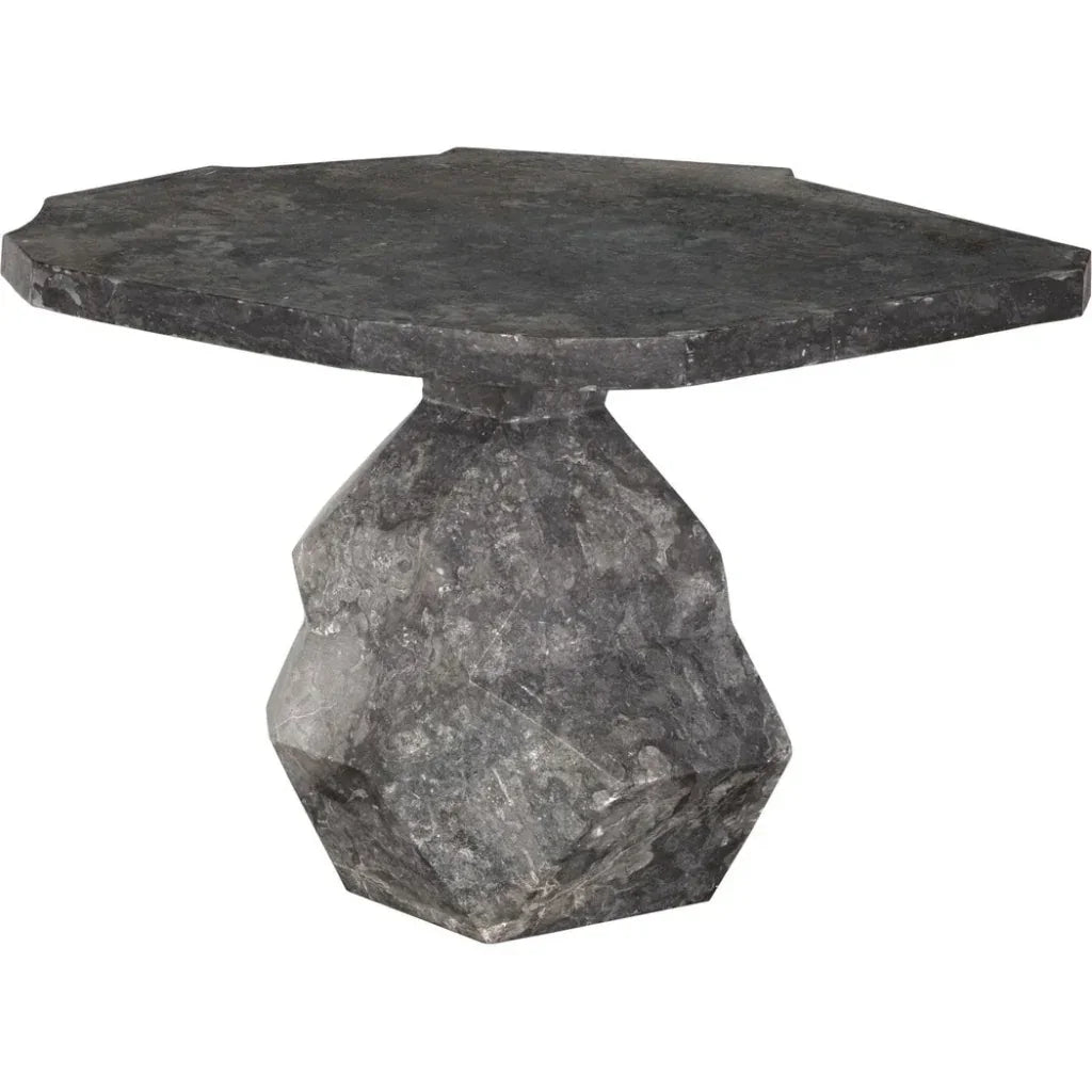 Rind Geometric Marble Side Table