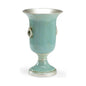 Ring Antique Mint Green Porcelain Vase - LOOMLAN - Chelsea House - Vases & Jars