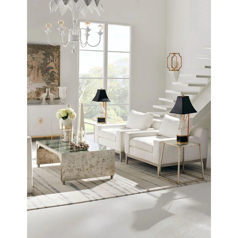 Ring Off - White Glazed Porcelain Vase - LOOMLAN - Chelsea House - Vases & Jars