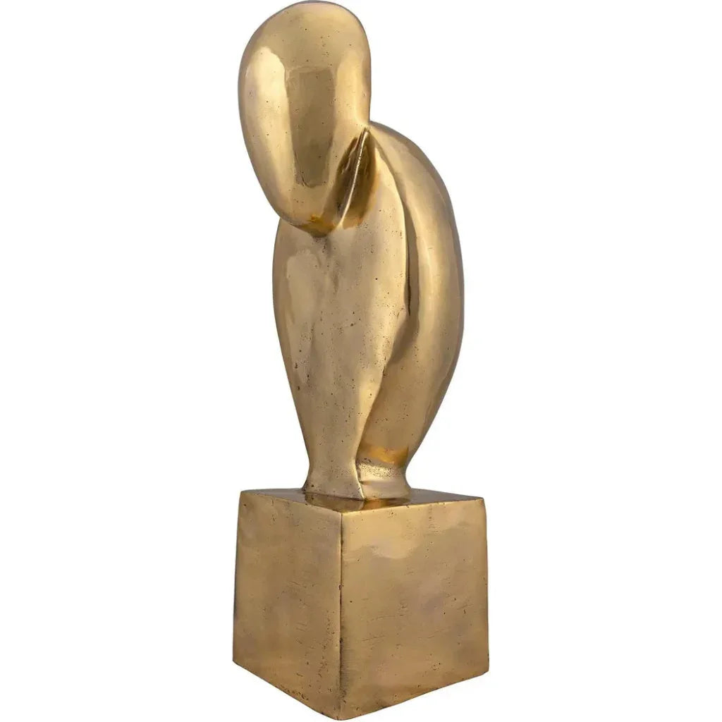 Ripley Brass Sculpture - LOOMLAN - Noir - Statues & Sculptures