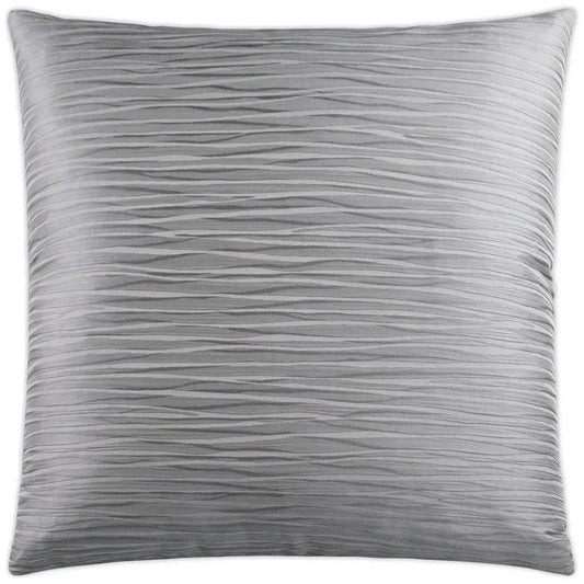 Ripple Iron Grey Throw Pillow With Insert - LOOMLAN - D.V. Kap - Throw Pillows