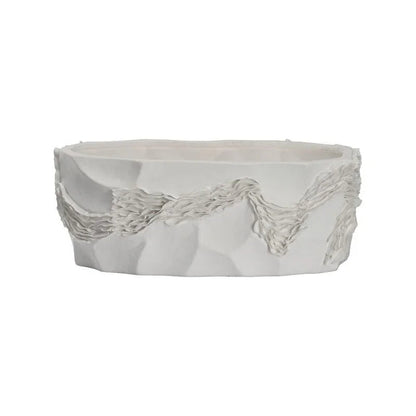 Ripple Organic Shape Ceramic Bowl - LOOMLAN - Chelsea House - Boxes & Bowls