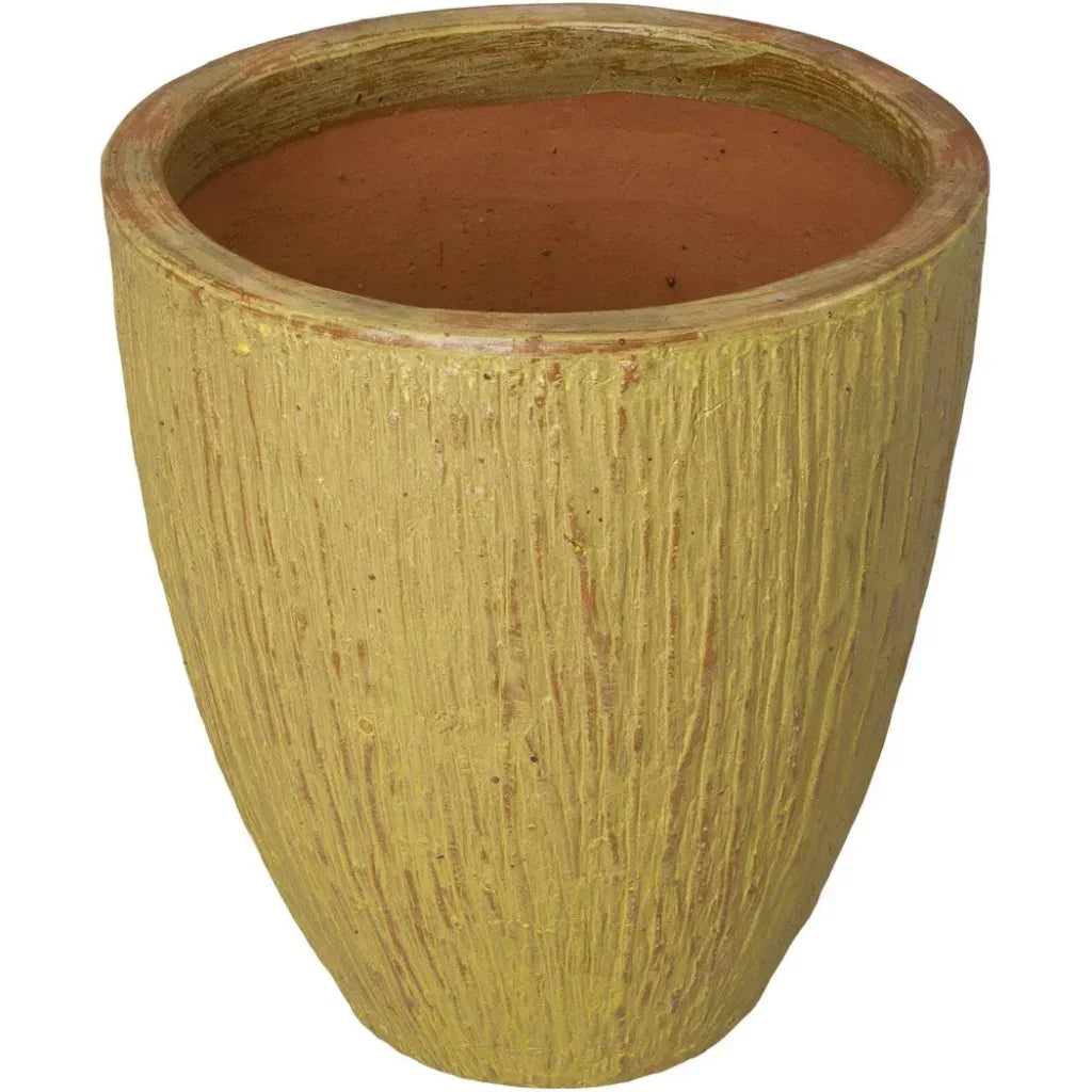 Ripple Round Ceramic Planter - LOOMLAN - Emissary - Planters