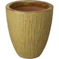 Ripple Round Ceramic Planter - LOOMLAN - Emissary - Planters