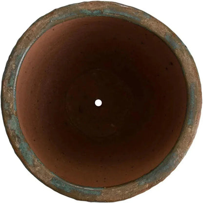 Ripple Round Ceramic Planter - LOOMLAN - Emissary - Planters