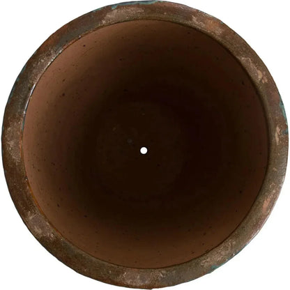 Ripple Round Ceramic Planter - LOOMLAN - Emissary - Planters