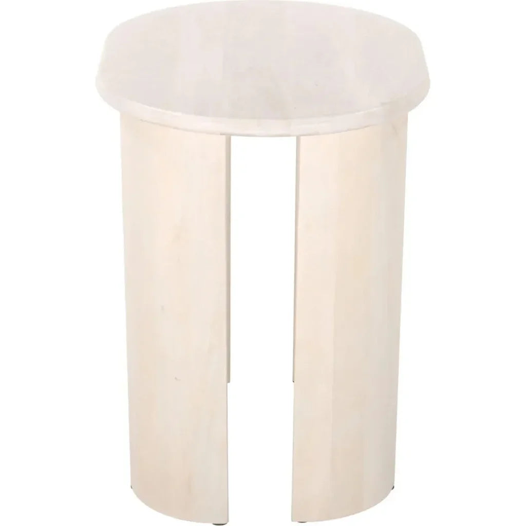 Risan Side Table Natural - LOOMLAN - Zuo Modern - Side Tables