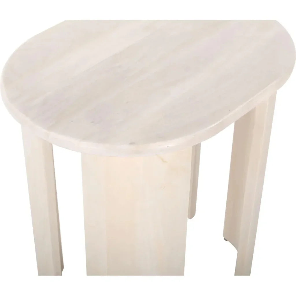Risan Side Table Natural - LOOMLAN - Zuo Modern - Side Tables