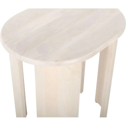 Risan Side Table Natural - LOOMLAN - Zuo Modern - Side Tables