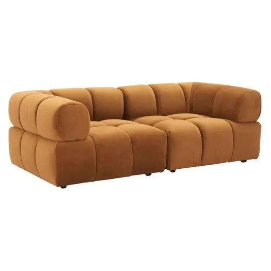 Rist Brown Corner Chair - LOOMLAN - Zuo Modern - Sofas & Loveseats