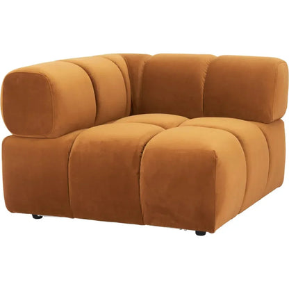 Rist Brown Corner Chair - LOOMLAN - Zuo Modern - Sofas & Loveseats
