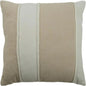 Rita Striped Ivory White Throw Pillow - LOOMLAN - LOOMLAN - Throw Pillows