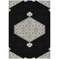 Riven Black Washable Indoor-Outdoor Rug-Outdoor Rugs-LOOMLAN Rugs-2'6" x 3'10"-LOOMLAN