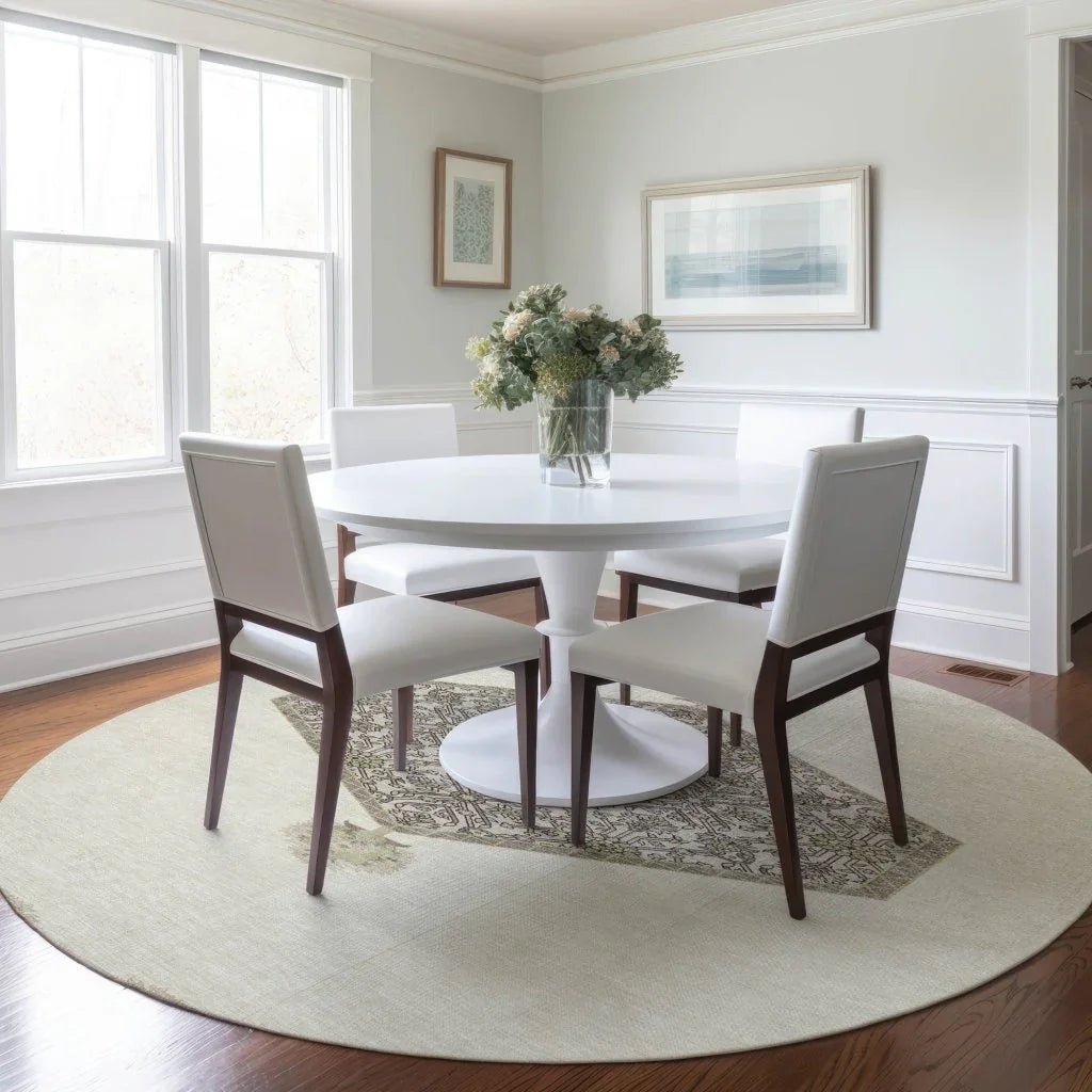 Riven Ivory Washable Indoor-Outdoor Rug-Outdoor Rugs-LOOMLAN Rugs-LOOMLAN