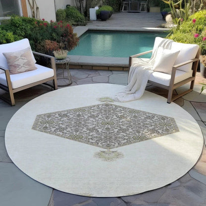 Riven Ivory Washable Indoor-Outdoor Rug-Outdoor Rugs-LOOMLAN Rugs-LOOMLAN