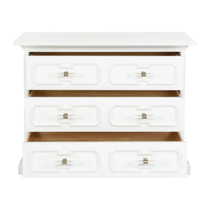 River Street Three Drawer Classic Chest - LOOMLAN - Chelsea House - Chests
