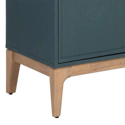 Rivero Teal Sideboard Gold Handles & Ample Storage - LOOMLAN - SUNPAN - Sideboards