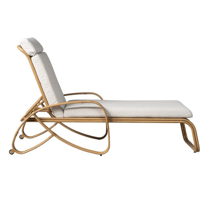Riviera Aluminum Outdoor Chaise-Outdoor Chaises-Lloyd Flanders-LOOMLAN