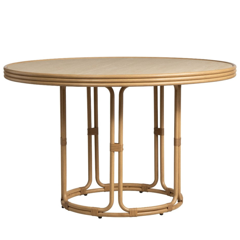 Riviera Aluminum Outdoor Dining Table-Outdoor Dining Tables-Lloyd Flanders-LOOMLAN