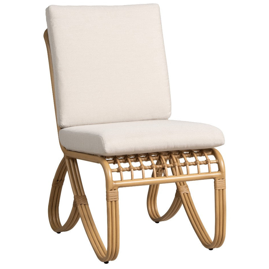 Riviera Outdoor Armless Dining Chair-Outdoor Dining Chairs-Lloyd Flanders-LOOMLAN