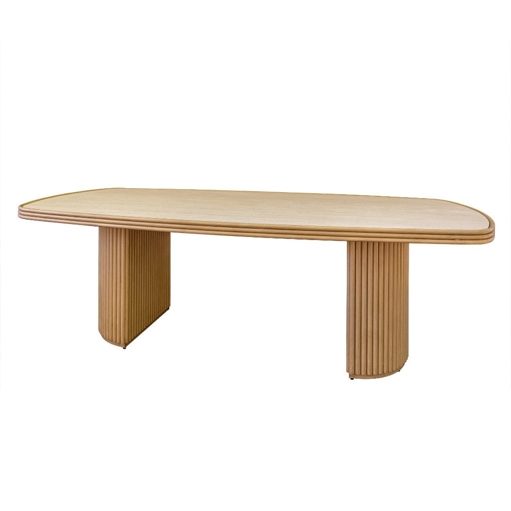Riviera Rectangular Outdoor Dining Table-Outdoor Dining Tables-Lloyd Flanders-LOOMLAN
