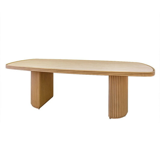 Riviera Rectangular Outdoor Dining Table-Outdoor Dining Tables-Lloyd Flanders-LOOMLAN