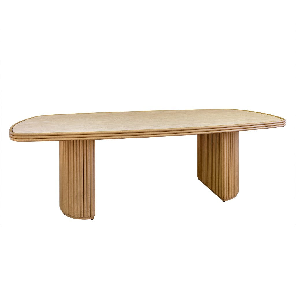 Riviera Rectangular Outdoor Dining Table-Outdoor Dining Tables-Lloyd Flanders-LOOMLAN