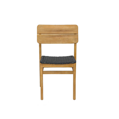 Riviera Wooden Outdoor Dining Chair 2PC-Outdoor Dining Chairs-LH Imports-LOOMLAN