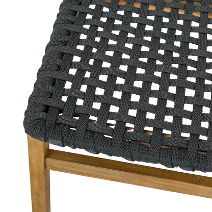 Riviera Wooden Outdoor Dining Chair 2PC-Outdoor Dining Chairs-LH Imports-LOOMLAN