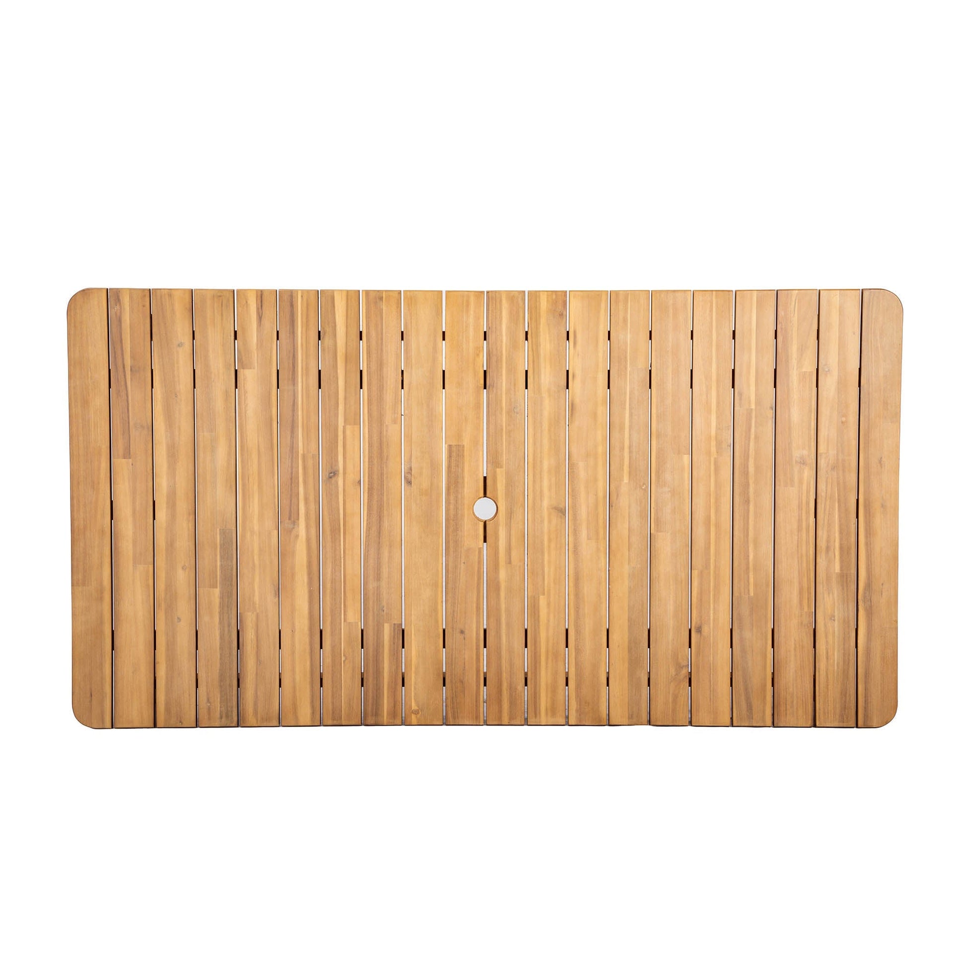 Riviera Wooden Outdoor Dining Table-Outdoor Dining Tables-LH Imports-LOOMLAN