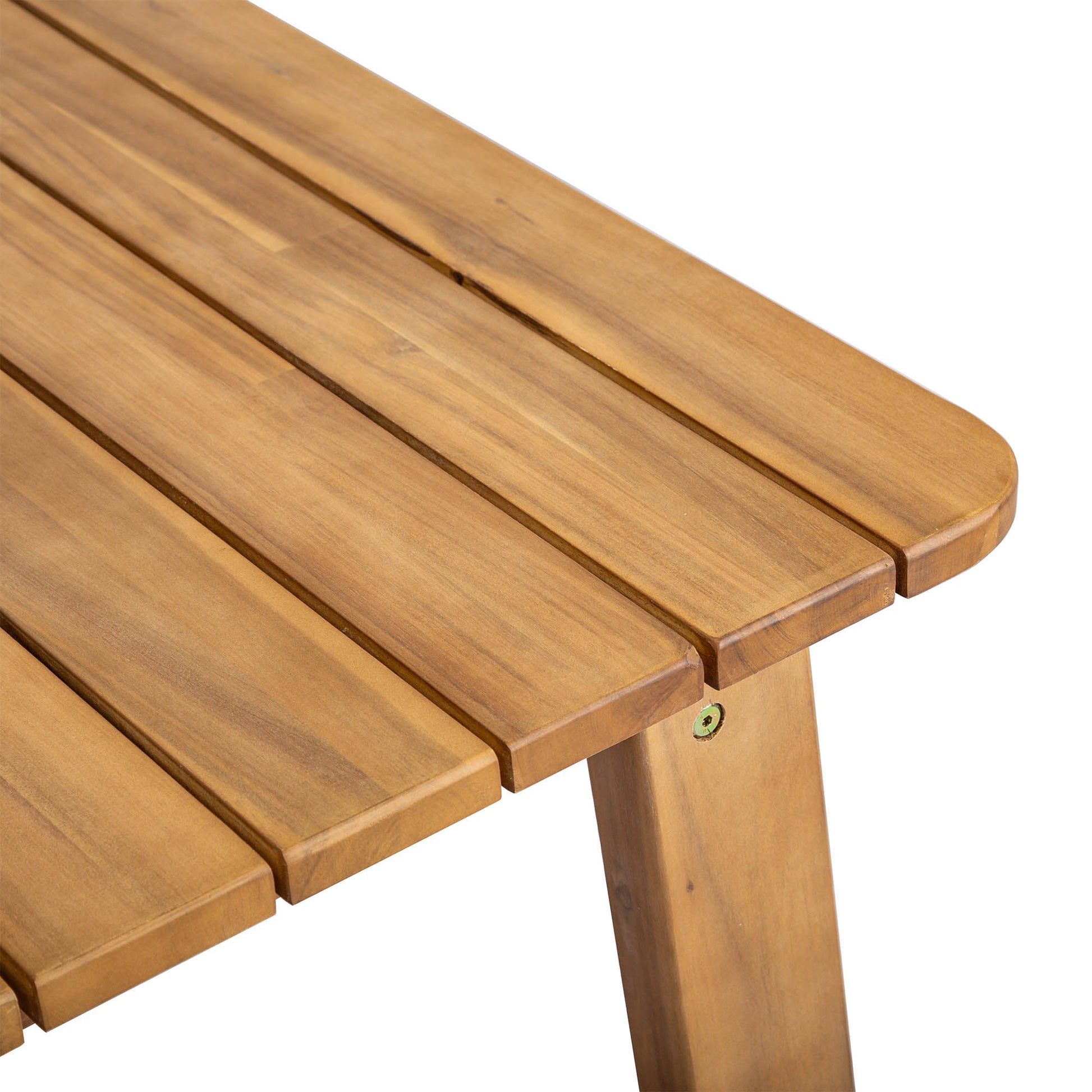 Riviera Wooden Outdoor Dining Table-Outdoor Dining Tables-LH Imports-LOOMLAN
