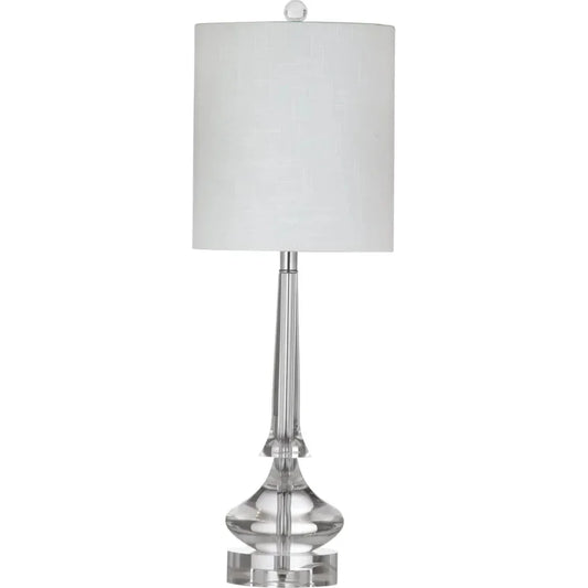 Rivoli Crystal White Table Lamp - LOOMLAN - Bassett Mirror - Table Lamps