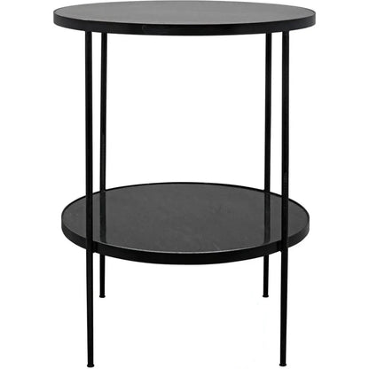 Rivoli Marble Top Round Side Table