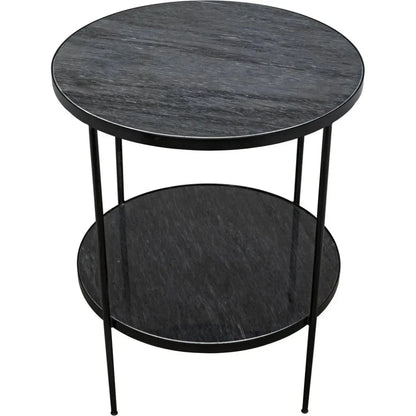 Rivoli Marble Top Round Side Table