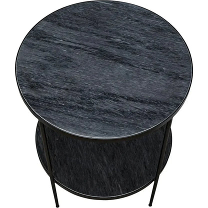 Rivoli Marble Top Round Side Table