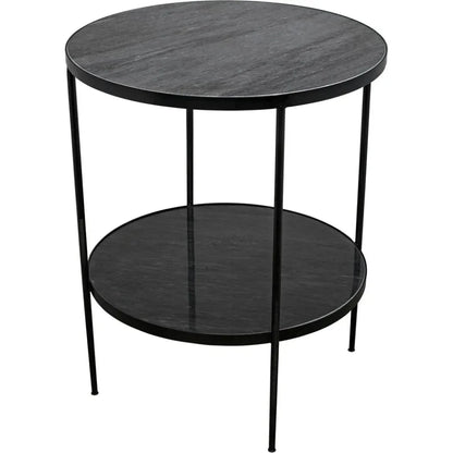 Rivoli Marble Top Round Side Table