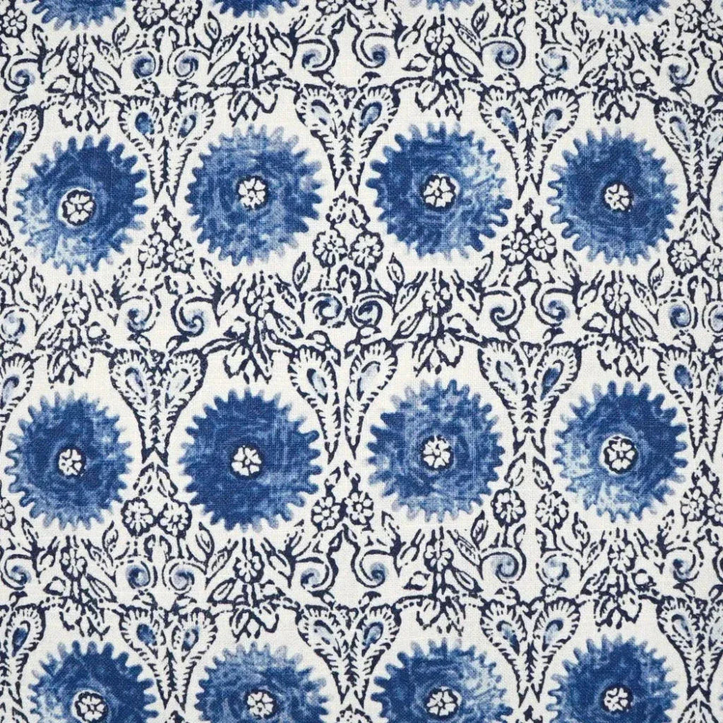 Riya Sapphire Blue Navy Large Throw Pillow Insert - LOOMLAN - D.V. Kap - Throw Pillows