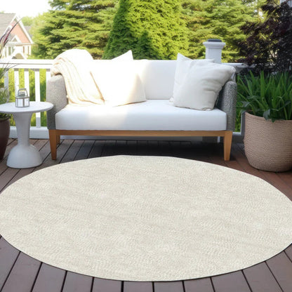 Riyala Beige Washable Indoor-Outdoor Rug-Outdoor Rugs-LOOMLAN Rugs-LOOMLAN