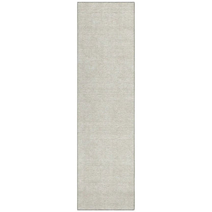Riyala Beige Washable Indoor-Outdoor Rug-Outdoor Rugs-LOOMLAN Rugs-2'3" x 7'6"-LOOMLAN